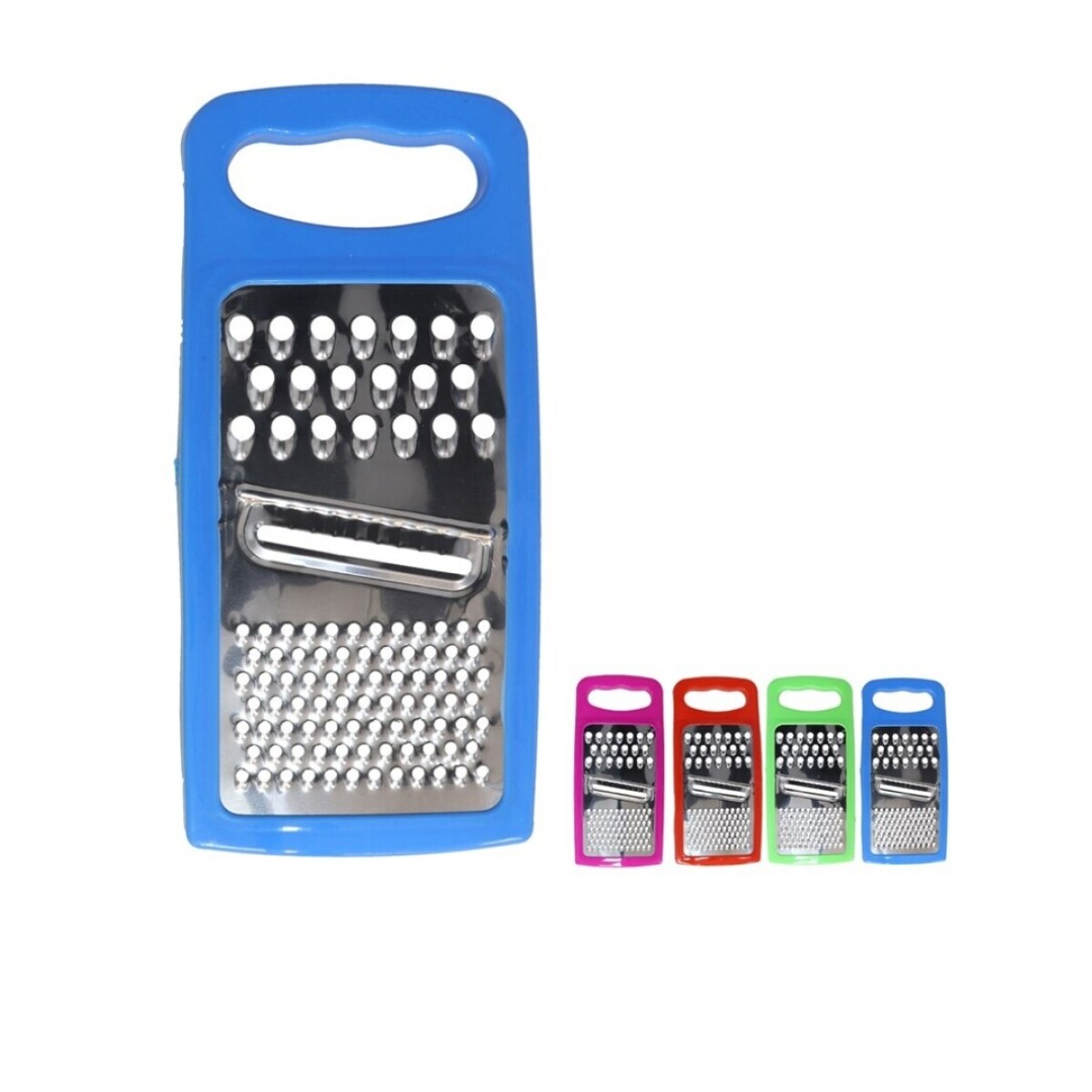 Rallador de Cocina Manual Lian de Acero Inoxidable – Colores Surtidos 