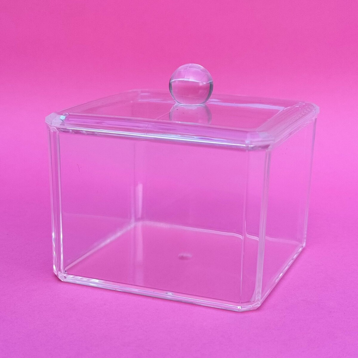 Organizador de Acrílico c/Tapa Maquillaje 