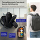 Mochila Urbana Viaje Antirrobo Notebook Matein 1007 28l Negro