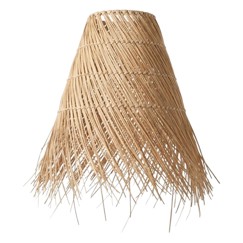 LAMPARA RATAN BEIGE COLGANTE 50CM Unica