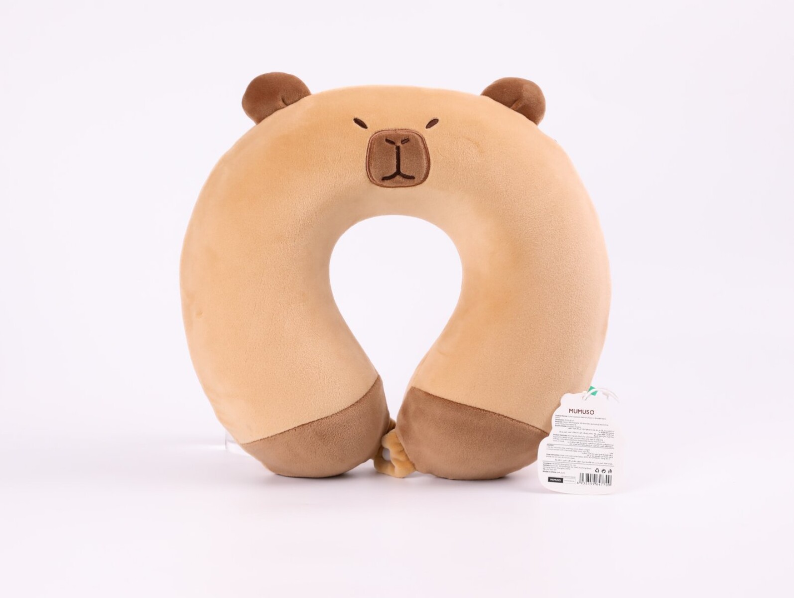 ALMOHADA PARA EL CUELLO DE ESPUMA VISCOELÁSTICA EN FORMA DE U CON FORMA DE CARPI 