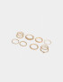 Sets Anillos De metal Set De Anillos - Dorado