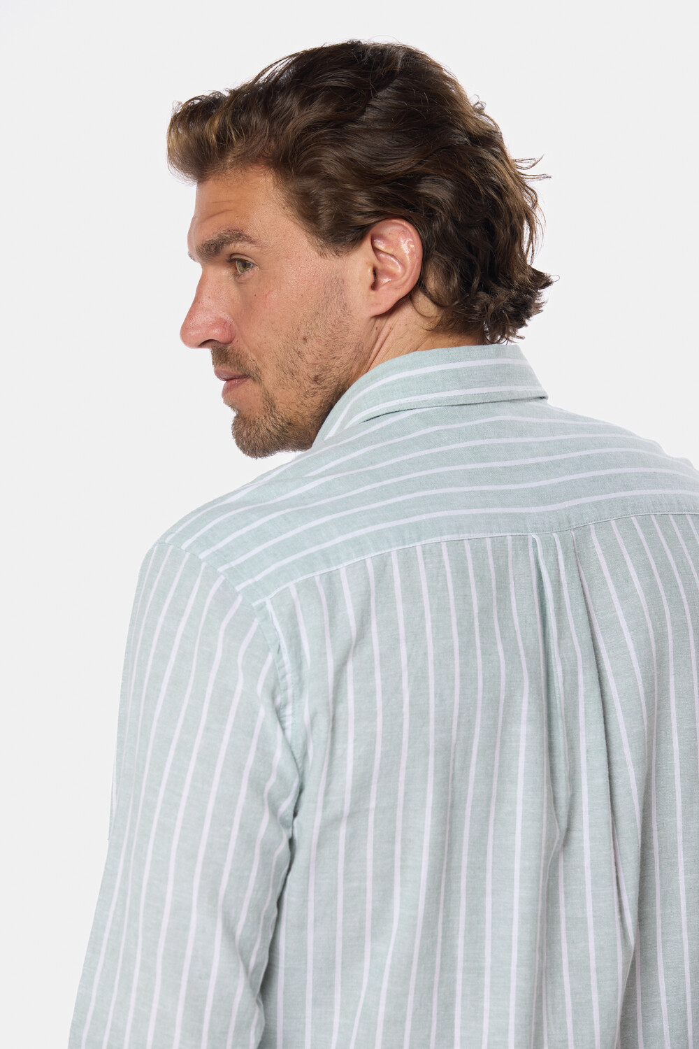CAMISA DE LINO Verde
