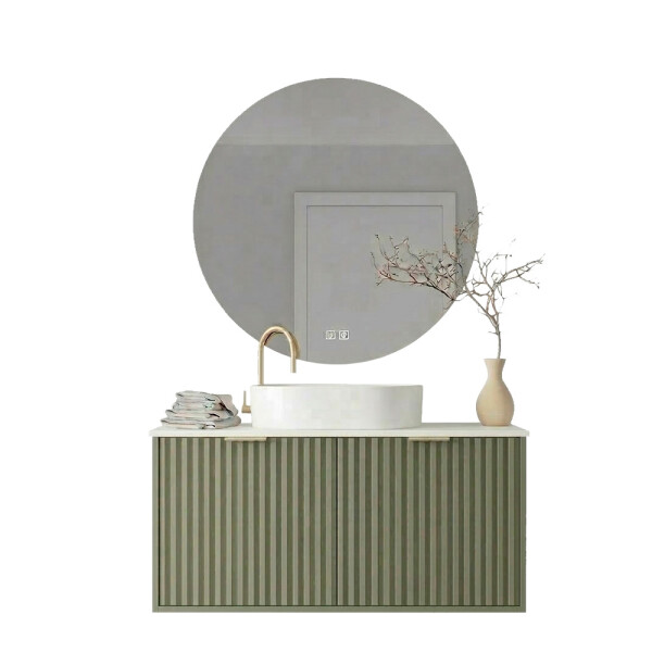 CONJUNTO DE BAÑO HABITARE MODELO SY2006-60G / MUEBLE + BACHA + ESPEJO C/ LUZ LED Conjunto De Baño Habitare Modelo Sy2006-60g / Mueble + Bacha + Espejo C/ Luz Led