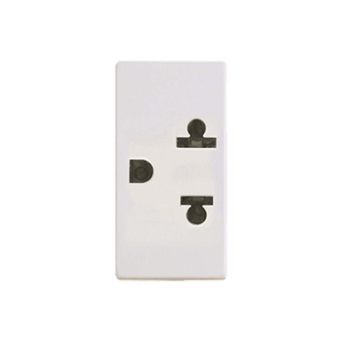 Mód. toma univ. c/ t. computación 1M-Presta blanco - ELE00845 