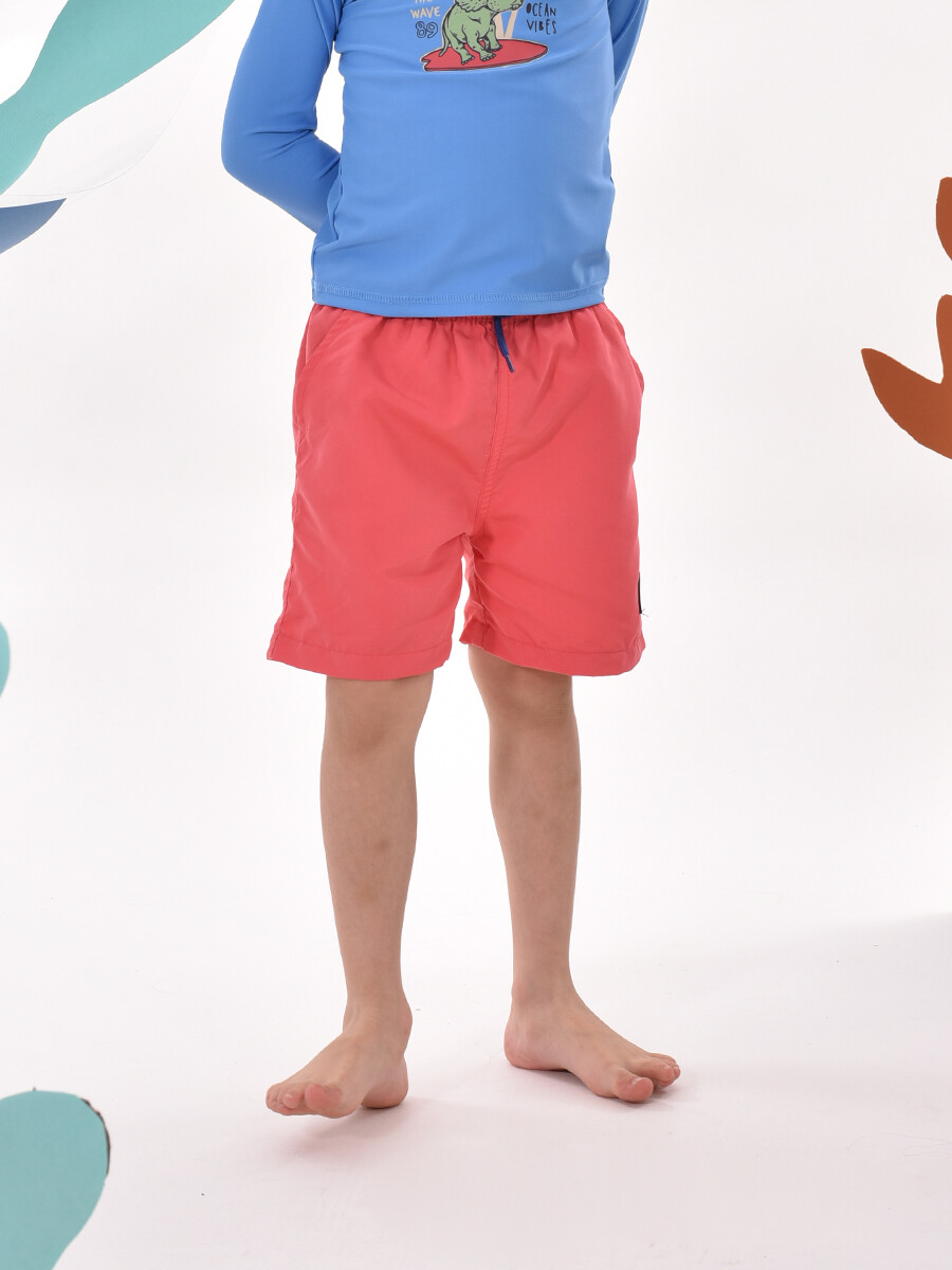 SHORT DE BAÑO PIERO - ROJO 