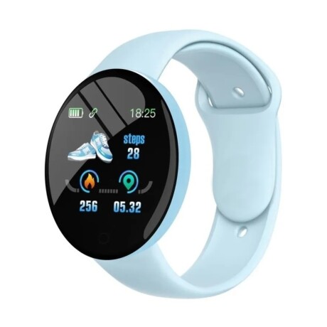 SmartWatch Unisex Bluetooth Alarma Deporte Música Celeste