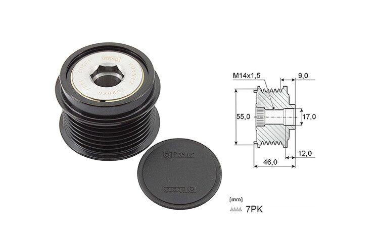 Polea Alternador Marcha Libre Toyota Rav4 05-17 Polea Alternador Marcha Libre Toyota Rav4 05-17