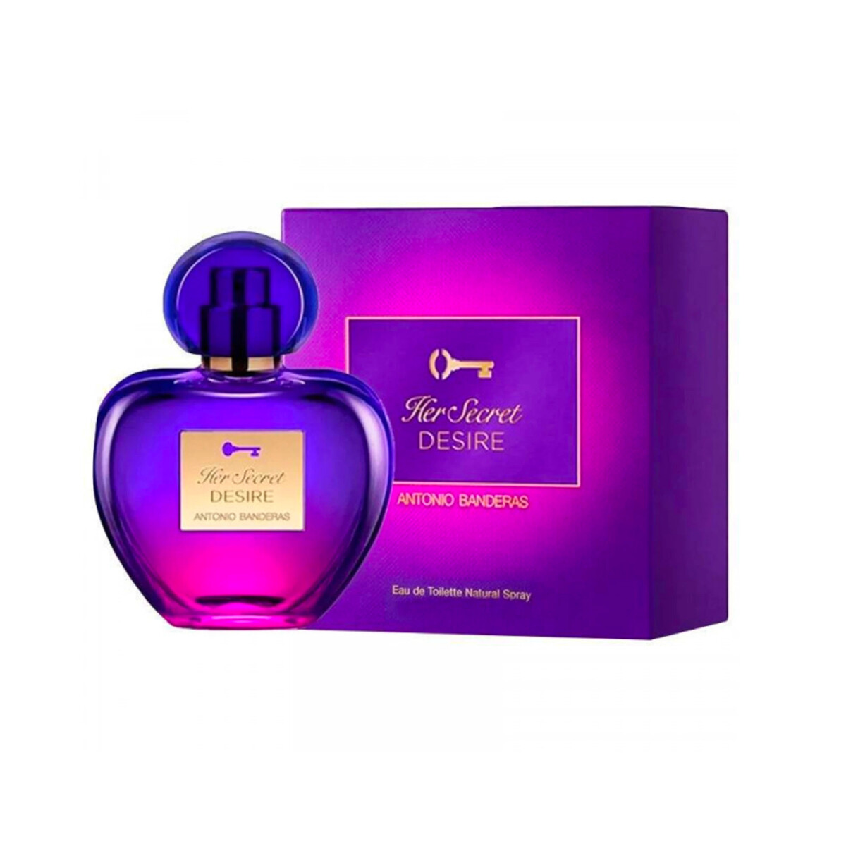 Fragancia Femenina Antonio Banderas EDT Her Secret Desiré Woman - 80 ml 