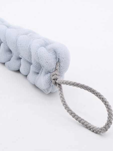 ESPONJA TRENZADA GRIS CLARO