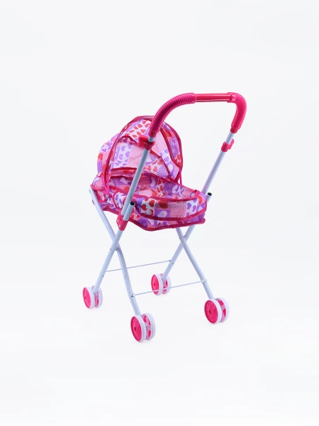 COCHE CORAZONES ROSADO