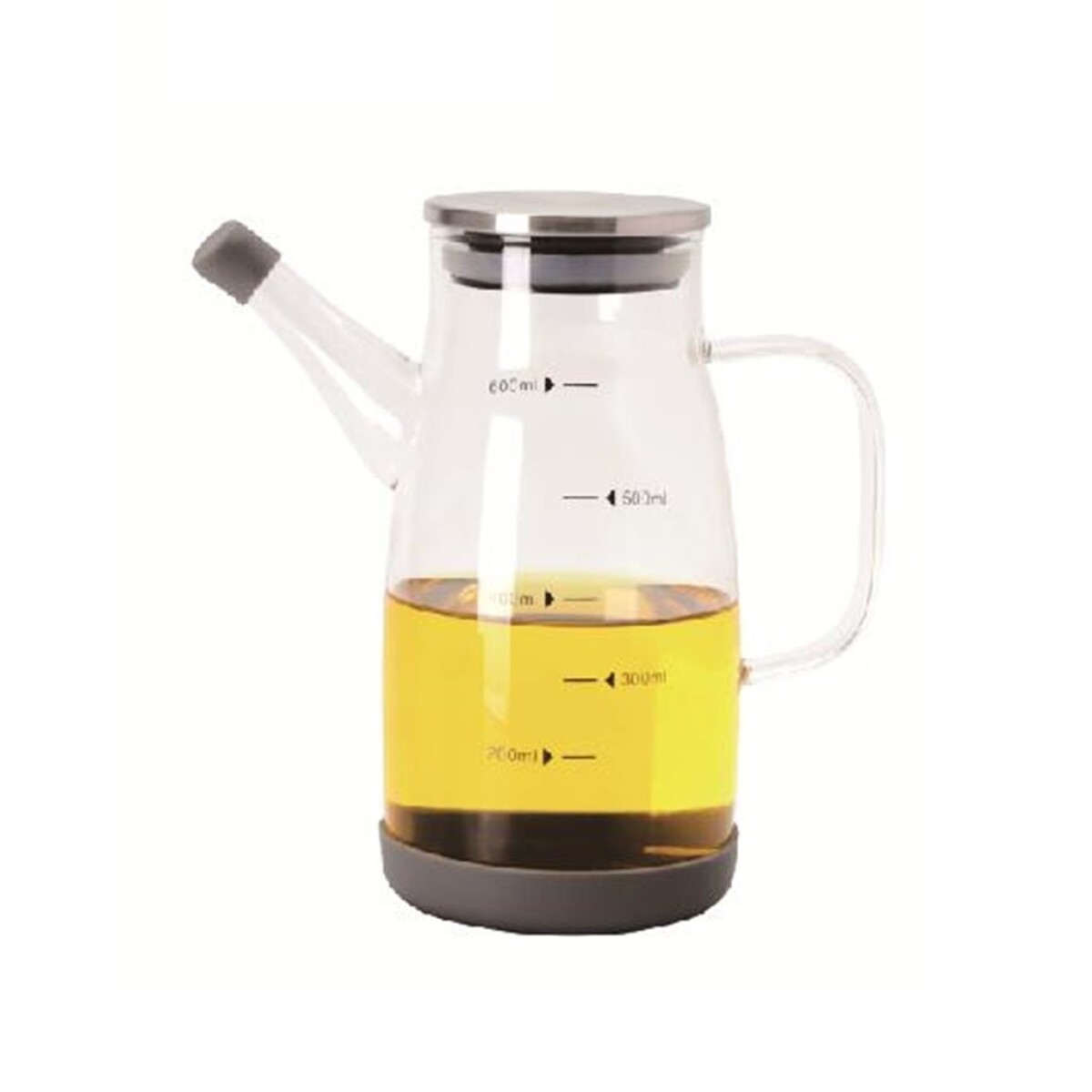 ACEITERA EN VIDRIO 600ML 16X8.7X17.2CM 