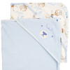 Set x2 toallas carters PREMIUM celeste