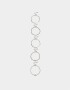 Pulseras Flexibles Sets Multi Cadenas Pulseras Flexibles Sets De Metal - Plateado