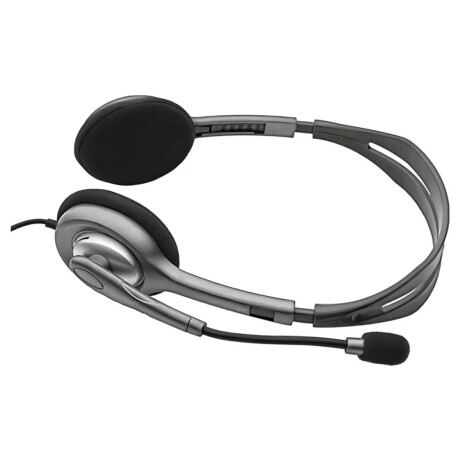 Auriculares Logitech H111 con Mic y Conector 3.5mm Gris Auriculares Logitech H111 con Mic y Conector 3.5mm Gris