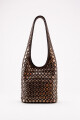 CARTERA TACHAS MARRON