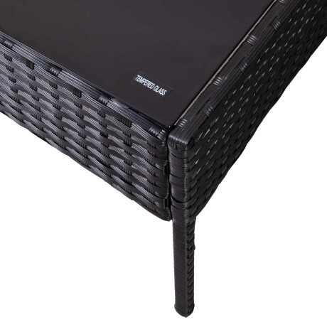 SET LIVING EXTERIOR RATTAN-SINTETICO-Y-ACERO NEGRO APOLO