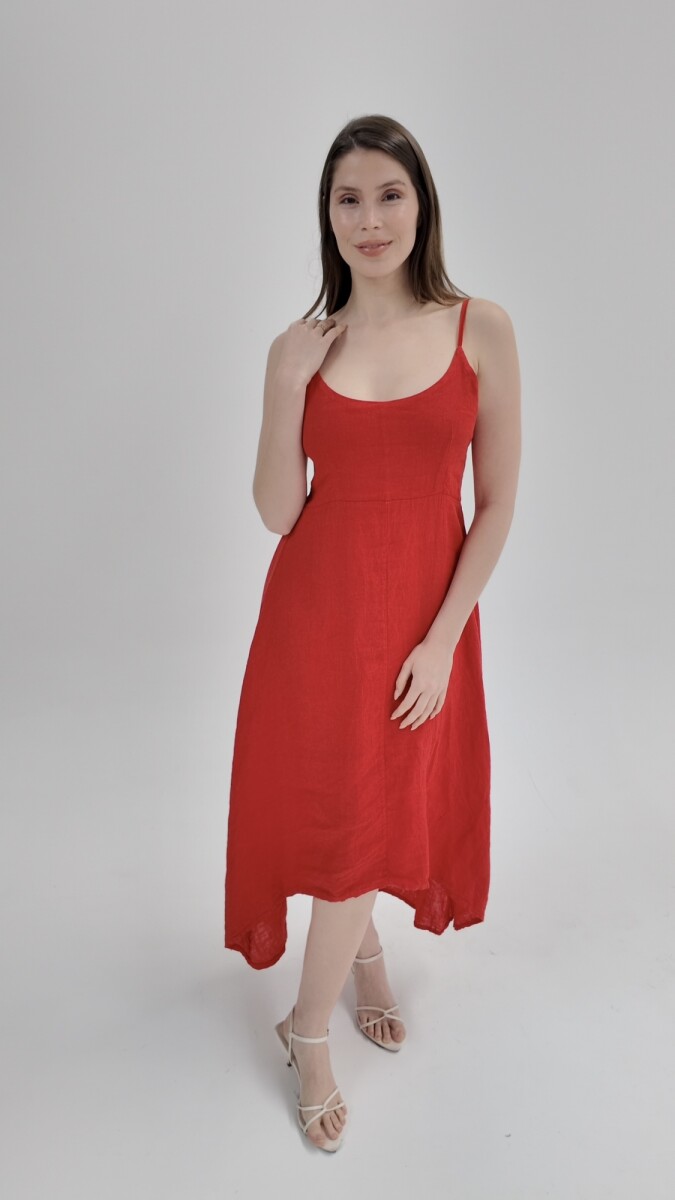 Vestido Amalfi - Rojo 