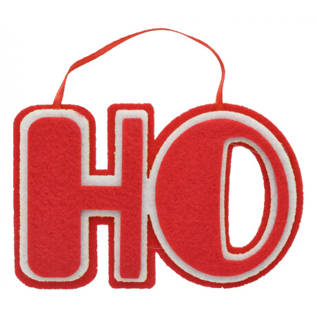 ADORNO NAVIDEÑO LETRAS X2 HO HO 15X10CM 21072 Q240 ADORNO NAVIDEÑO LETRAS X2 HO HO 15X10CM 21072 Q240