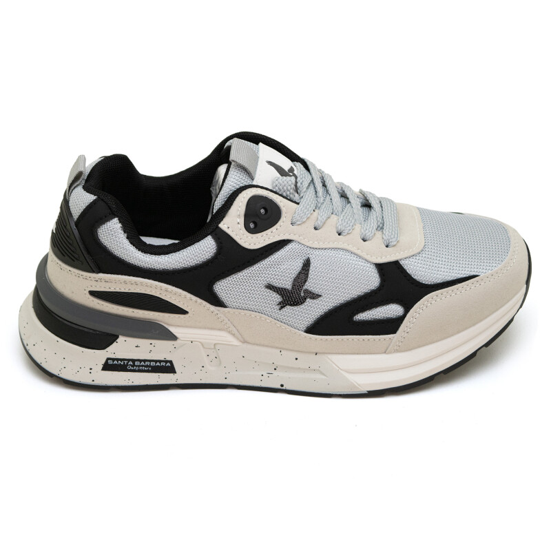 Championes Santa Barbara Roma de Hombre Gris-negro