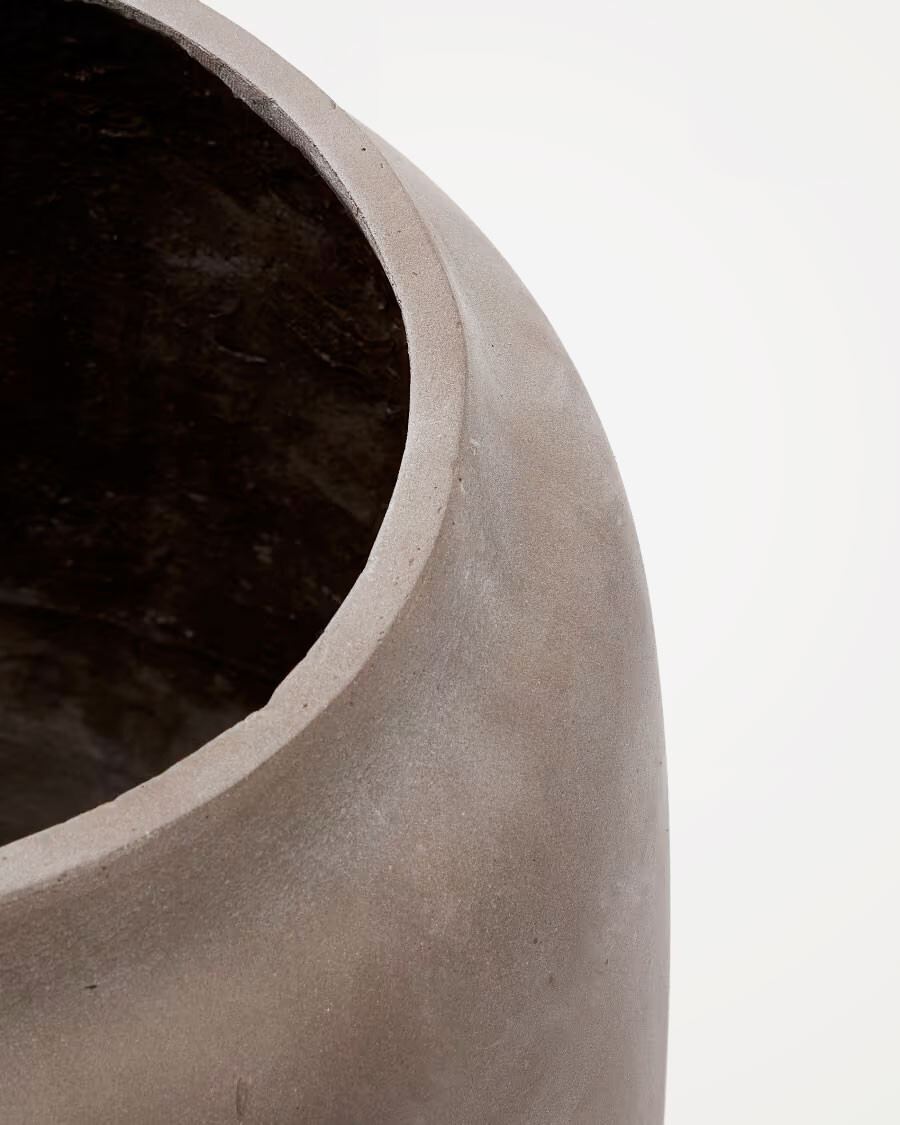 Macetero Lira de efecto terracota Ø53 cm