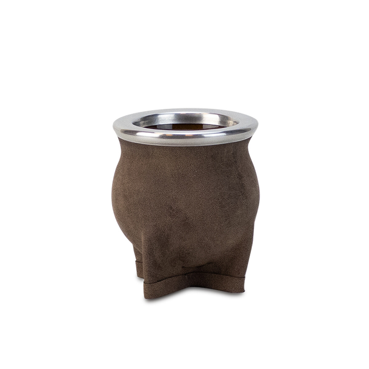 MATE DE CERÁMICA CHICO DELTA - ENGRASADO MARRÓN 