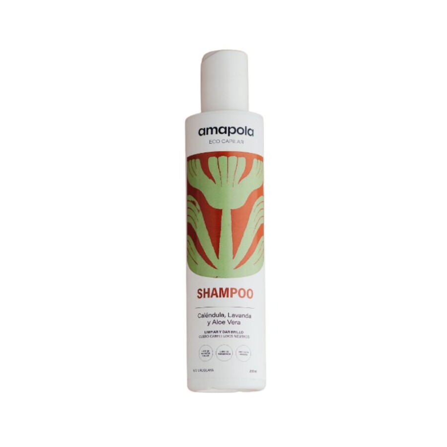 Shampoo Caléndula, lavanda y Aloe Vera - Amapola Shampoo Caléndula, lavanda y Aloe Vera - Amapola