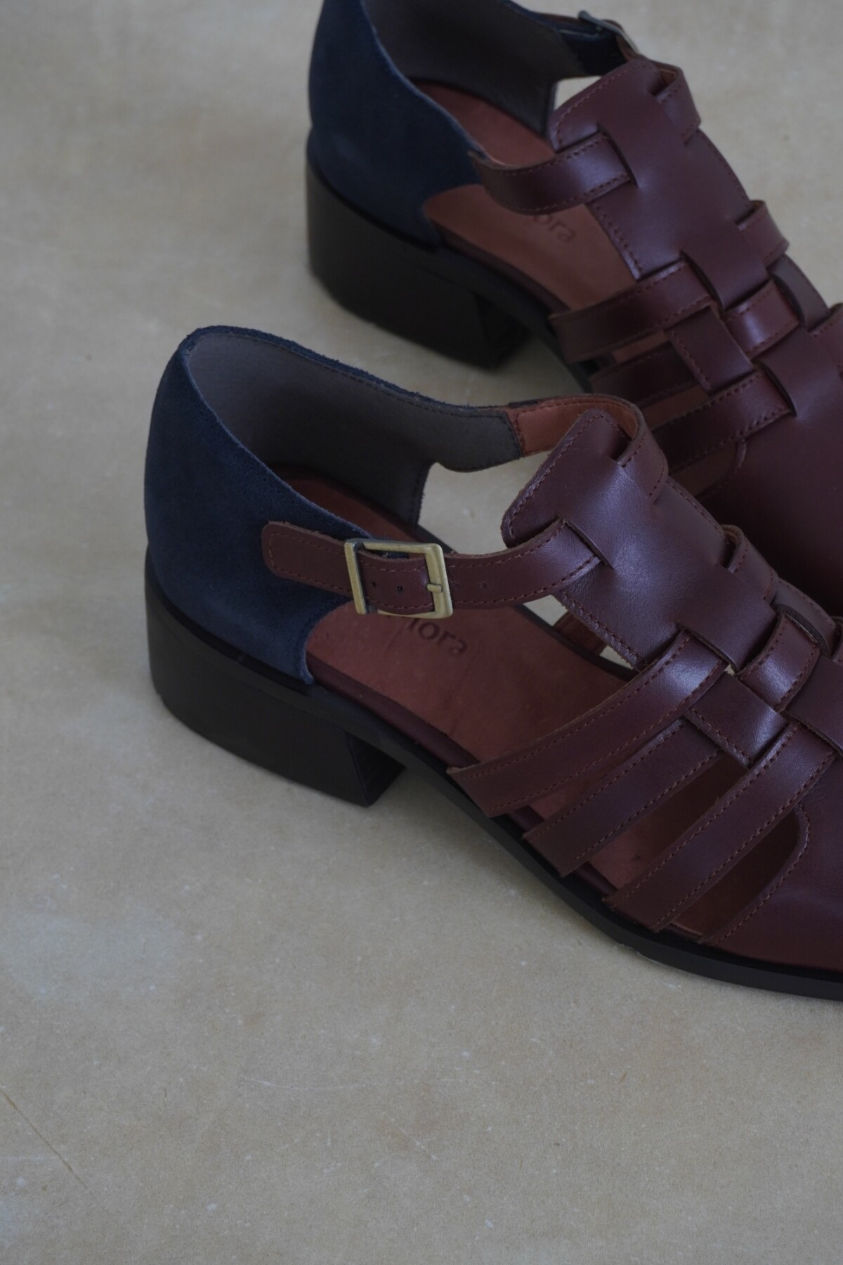 Sandalia Mallorquina Azul