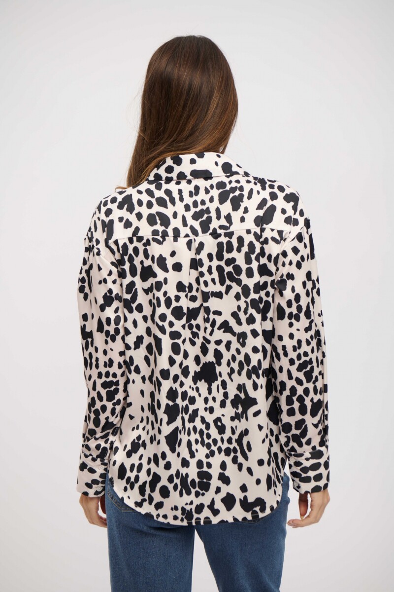 CAMISA AMPARO BLANCO Y NEGRO