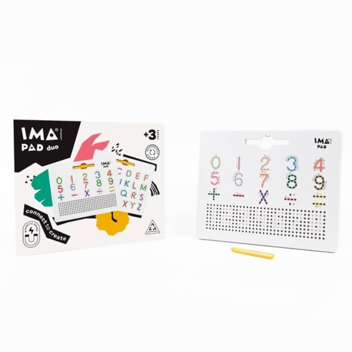 Pizarra Magnética Imapad Duo - Letras y Numeros 