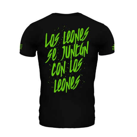 Remera manga corta con Frases Verde