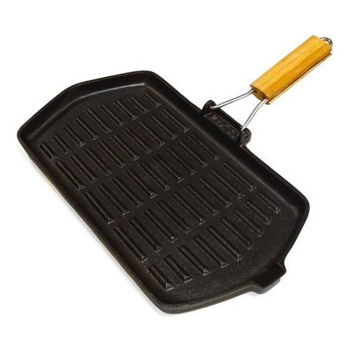 Plancha grill en hierro 21x35cm Selecta - Negro 