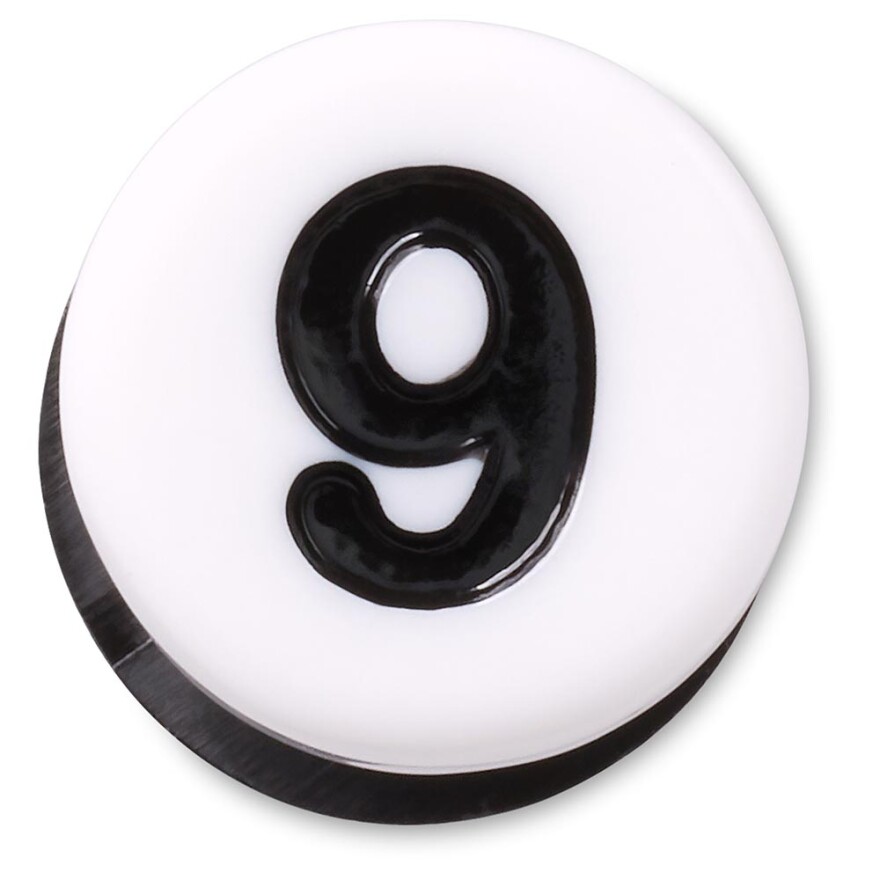 Jibbitz Number Nine Tiny Friendship Multicolor