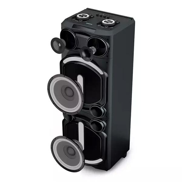 Parlante Philips Tax5708 Altavoz Bluetooth Para Fiestas PARLANTE PHILIPS TAX5708 2X12 TORRE