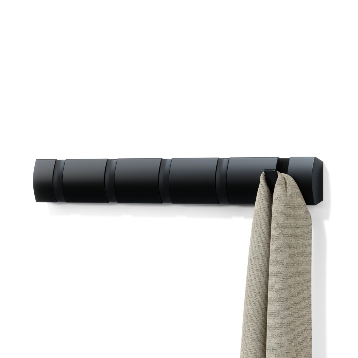 Perchero de pared x5 ganchos Flip 