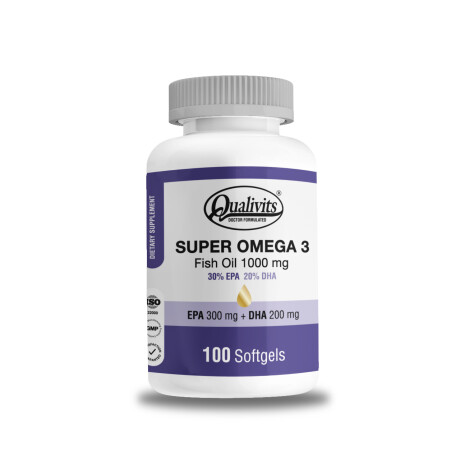 Qualivits Super Omega 3 Fish Oil 1000mg X 100 Cápsulas Qualivits Super Omega 3 Fish Oil 1000mg X 100 Cápsulas