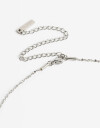 Collares Cortos Metal Collar De Cadena Acero - Plateado