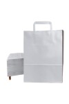 Pack x 10 - bolsa lisa 30x12x41 cm. BLANCO