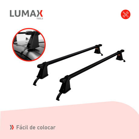 Barras De Techo Para Auto Gran Resistencia Y Calidad Sin Gotero Negro