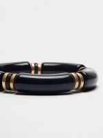 Pulsera Elástica Segmentada negro