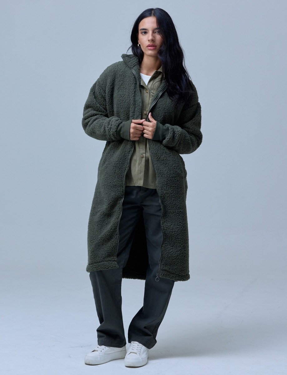 Campera Sherpa - Verde 