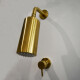 Griferia Ducha Spot Acero Oro Cepillado Incluye Brazo Y Volante DORADO-BRUSHED GOLD