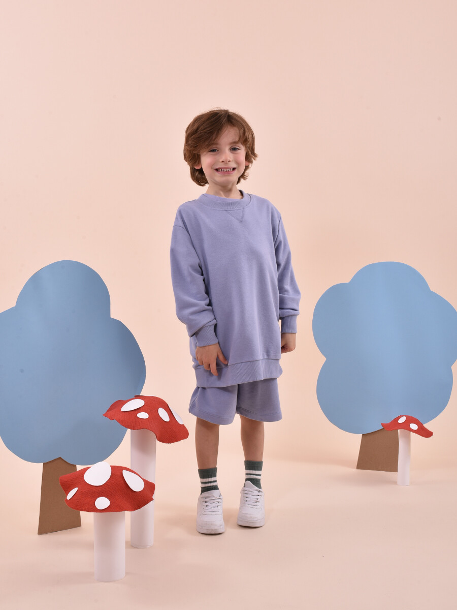 BUZO TOMÁS BOY - AZUL CLARO 