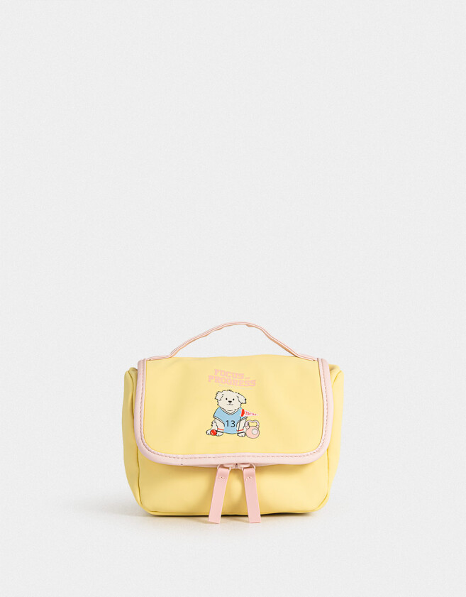 Porta Cosméticos Portacosméticos Valija - Amarillo Claro