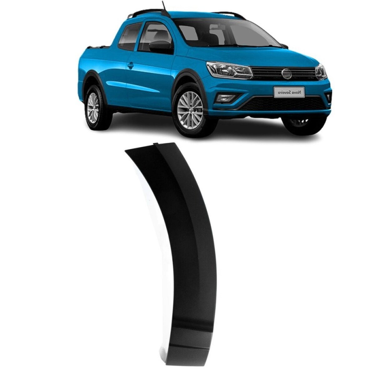 MOLDURA DE PARAGOLPE TRASERO DERECHO SAVEIRO CROSS G6 