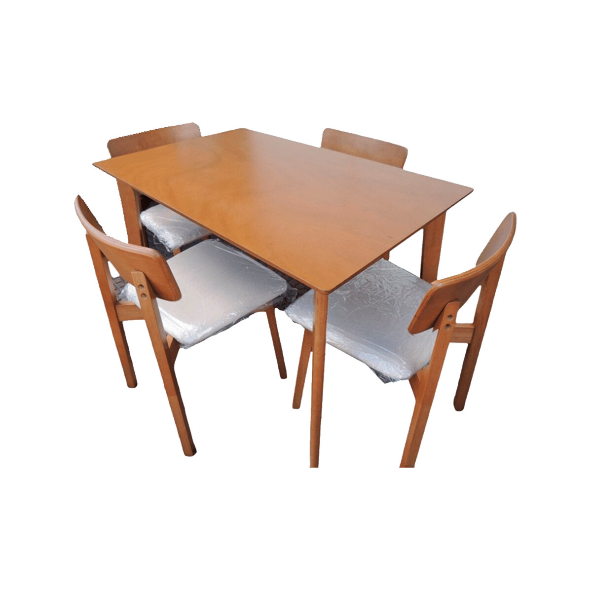 Juego De Comedor Rectangular 4 Sillas Rt543tbl 