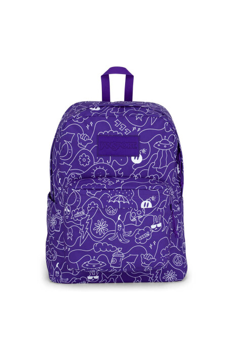 Mochila Superbreak Plus Dub Doodle Purple