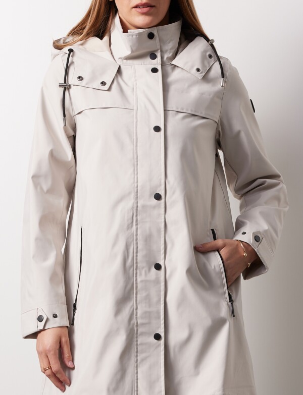 Gabardina Water Repellent BEIGE CLARO