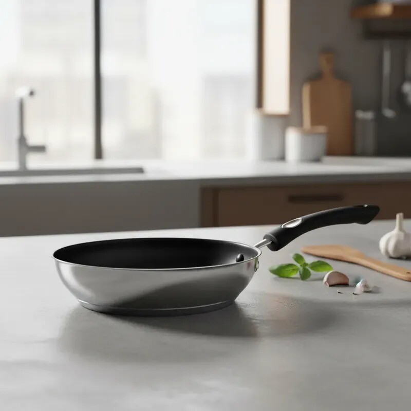 Sartén de Acero Inoxidable Antiadherente - 62135/247 - Tramontina Sartén de Acero Inoxidable Antiadherente - 62135/247 - Tramontina