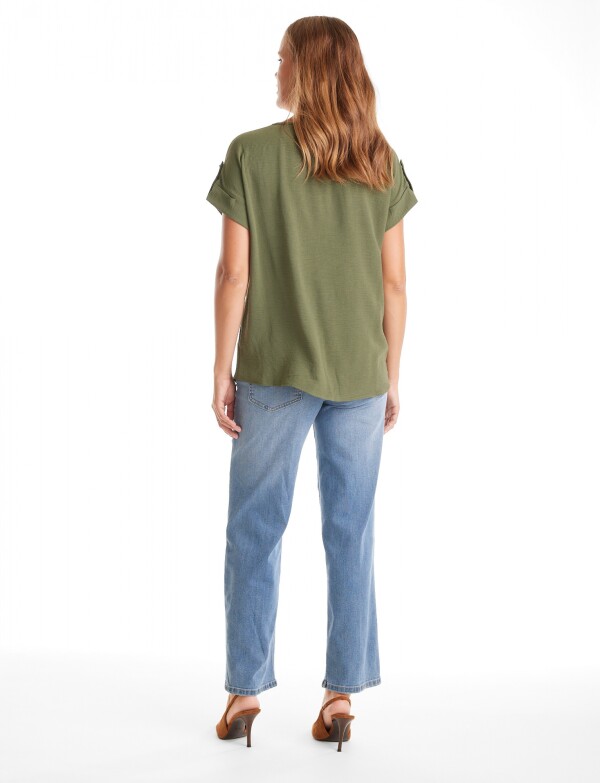 Blusa Crepe VERDE